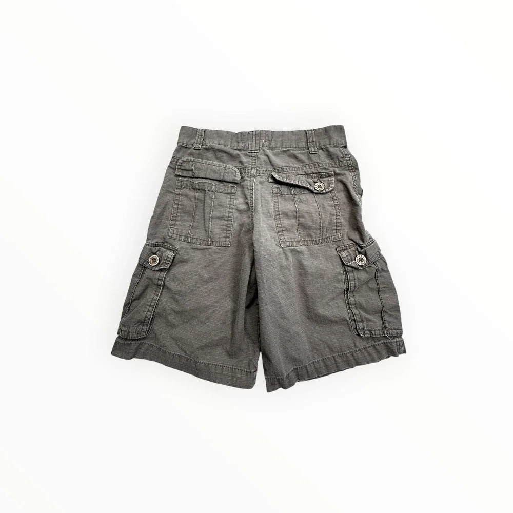 Copper Denim Cargo Shorts Boys 8 Grey 9E3275C‎ Wide Leg Utilitarian Gorpcore